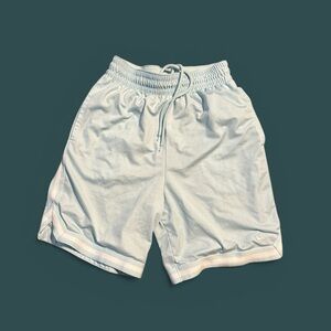 Nike Men’s Light Blue Athletic Mesh Basketball Shorts